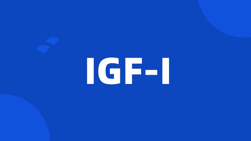 IGF-I