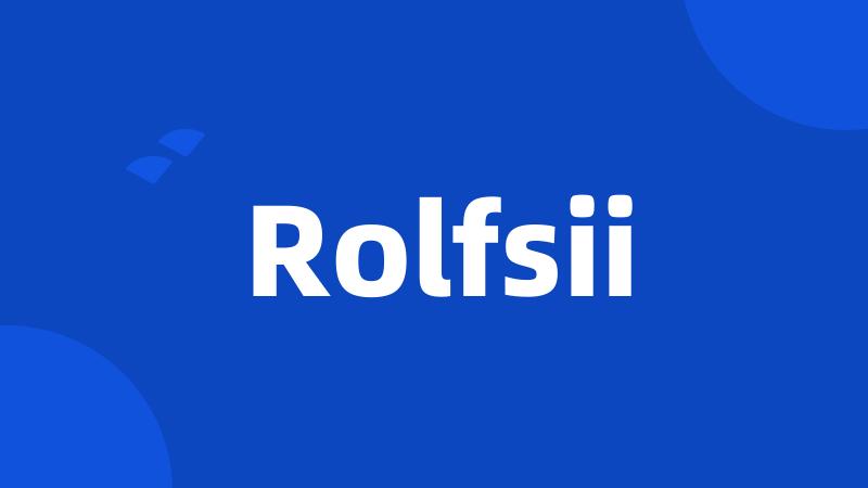 Rolfsii