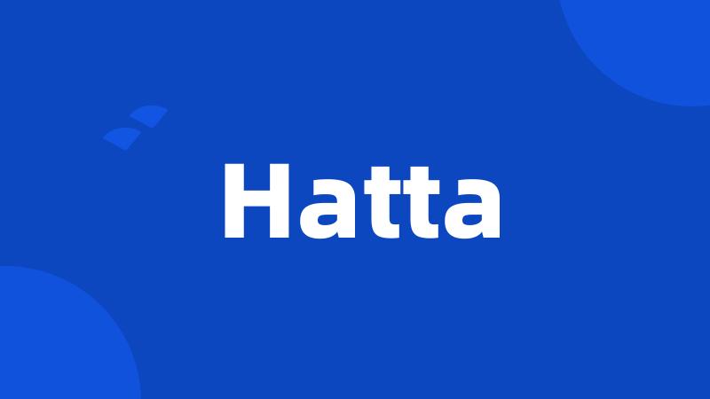 Hatta