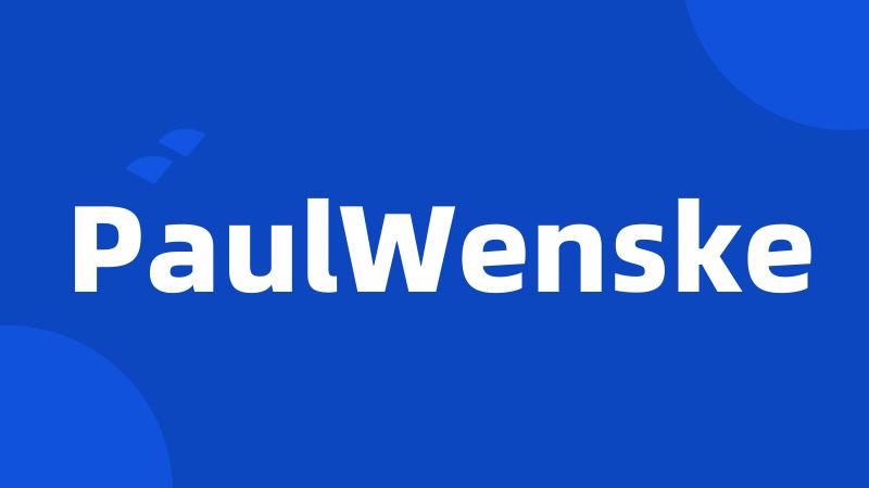 PaulWenske