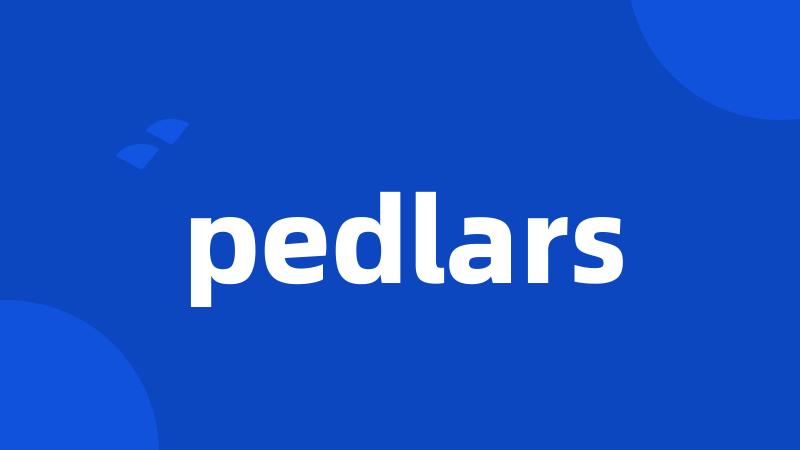 pedlars