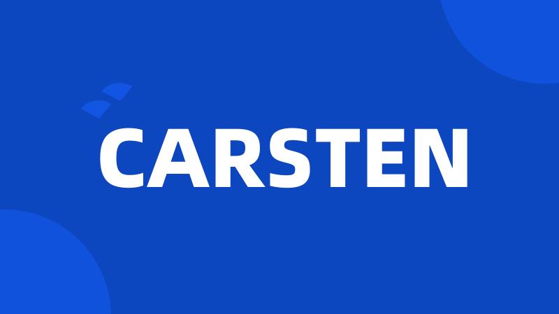 CARSTEN