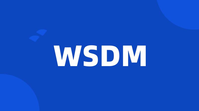 WSDM