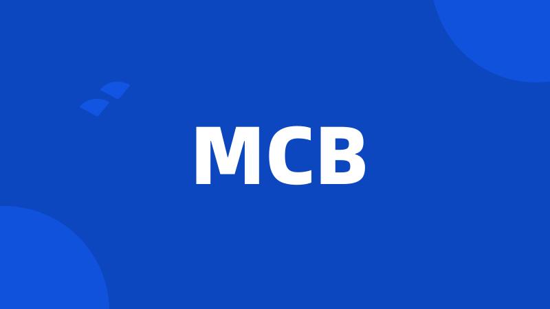 MCB