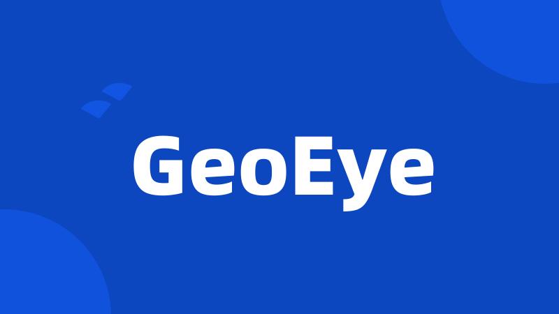 GeoEye