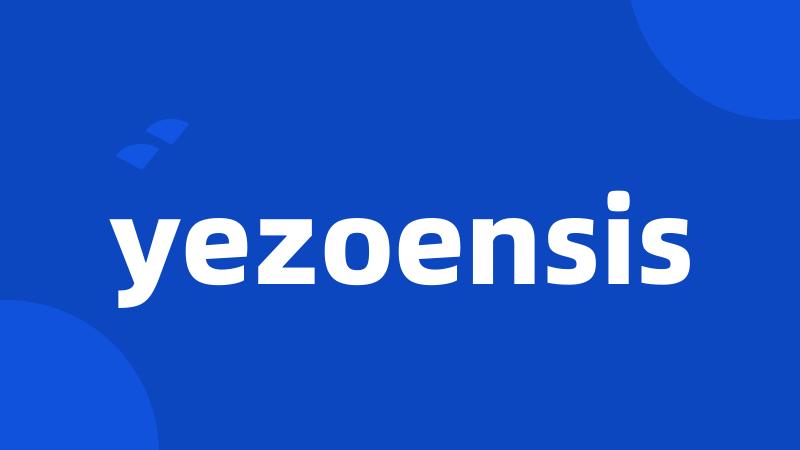 yezoensis