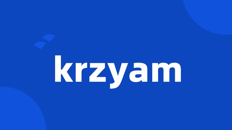 krzyam