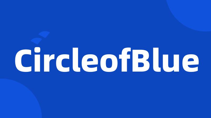 CircleofBlue