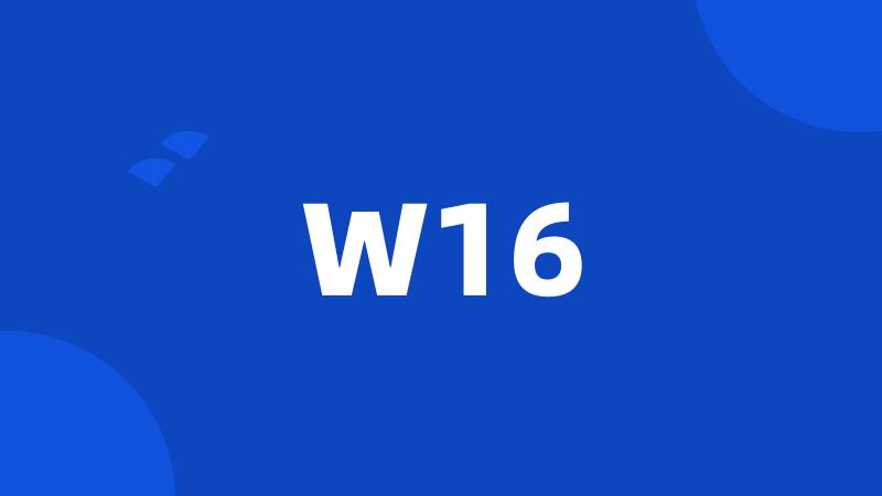 W16