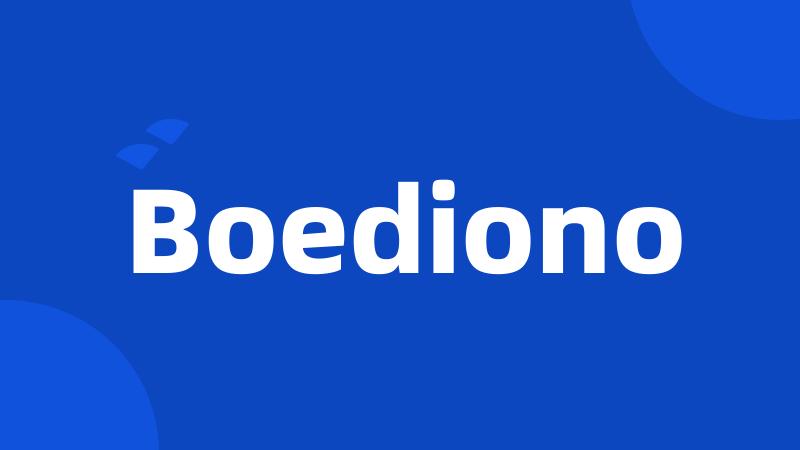 Boediono