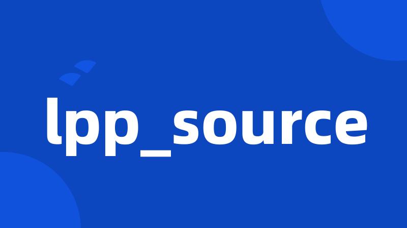 lpp_source