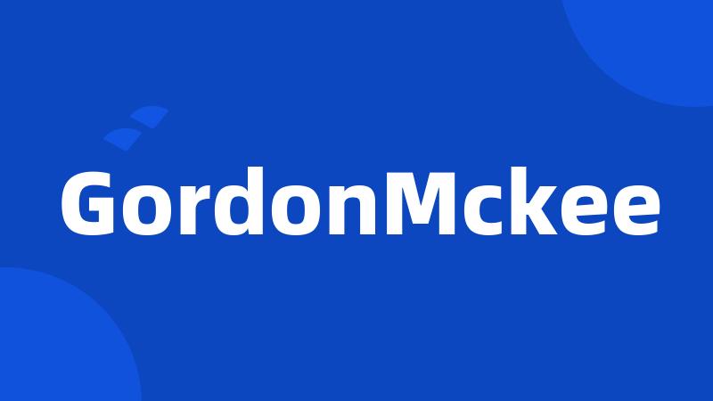 GordonMckee