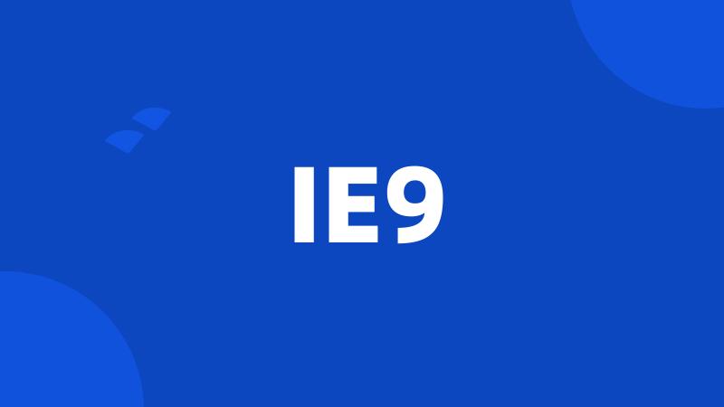 IE9