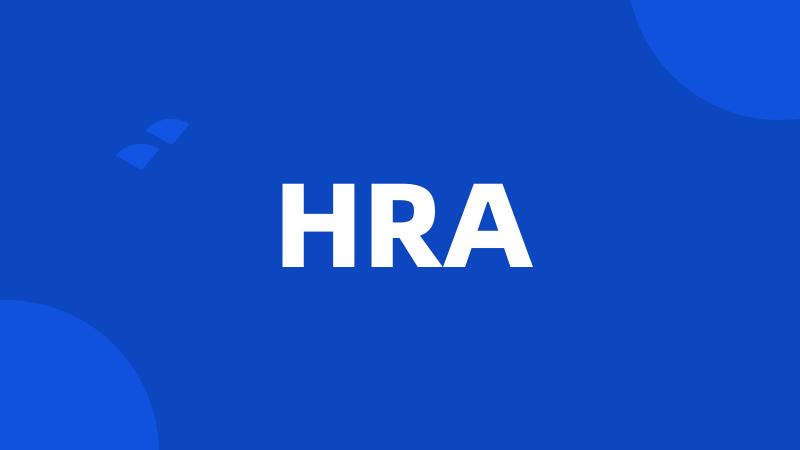 HRA