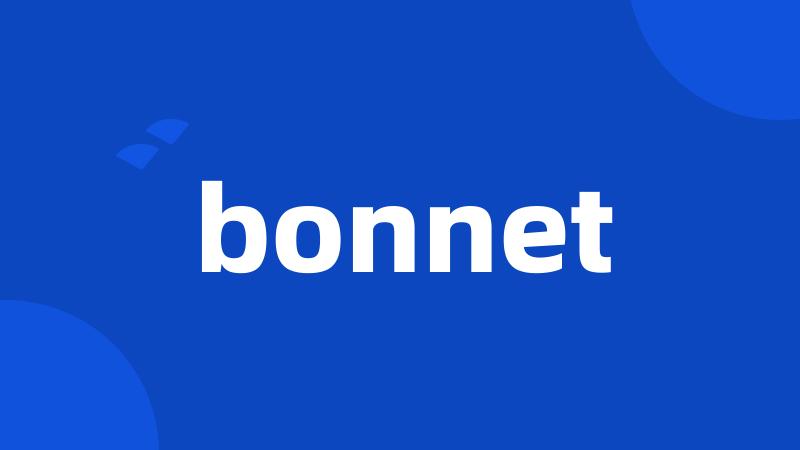 bonnet