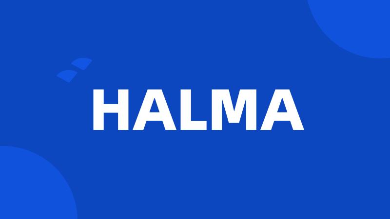 HALMA