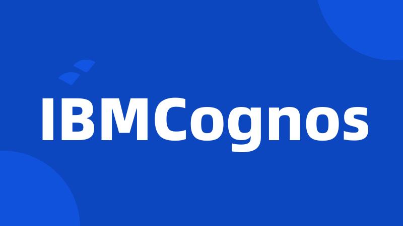 IBMCognos