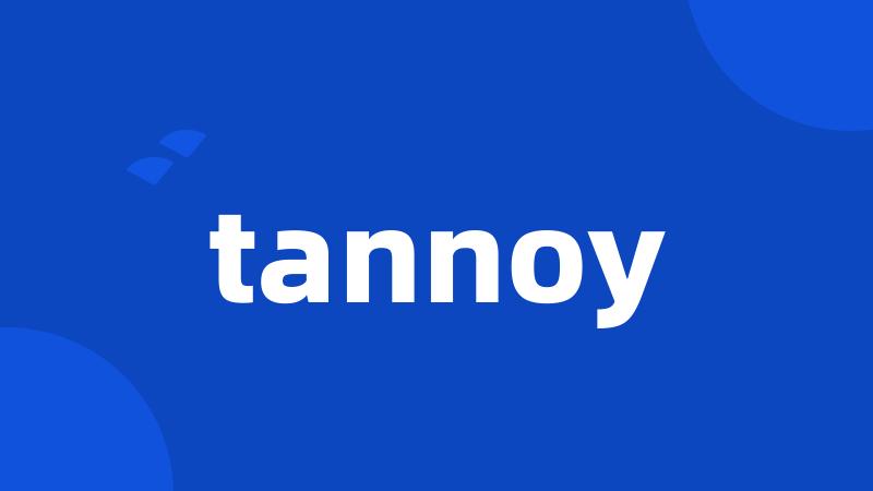 tannoy