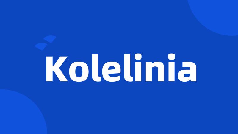 Kolelinia