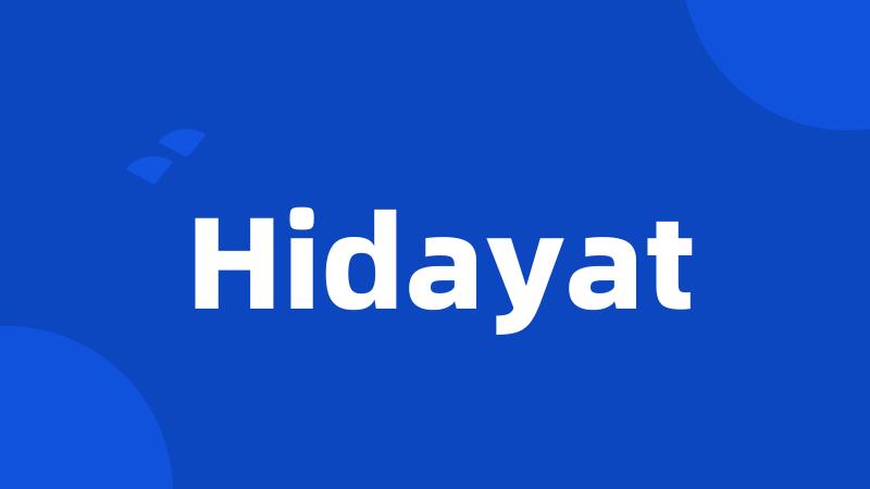 Hidayat