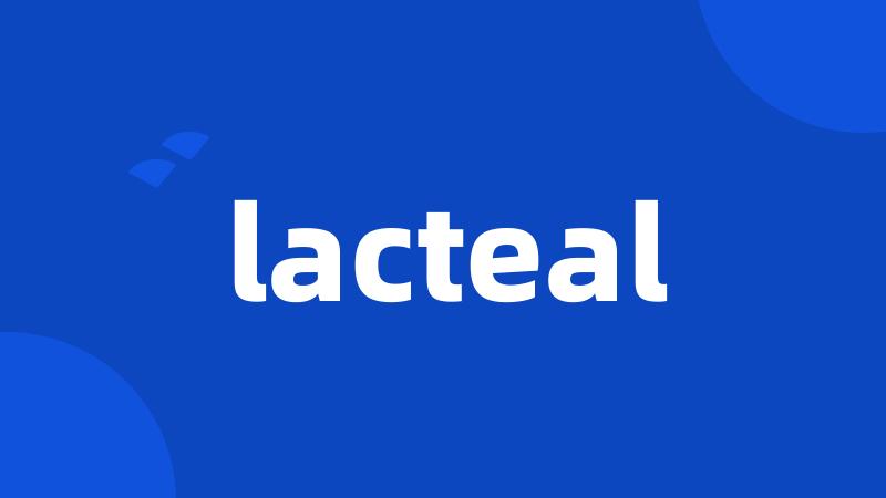 lacteal