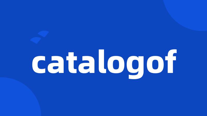 catalogof