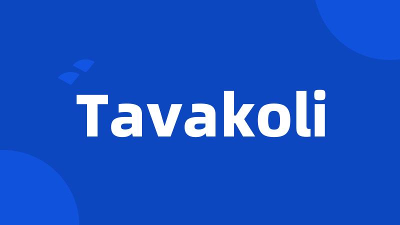 Tavakoli