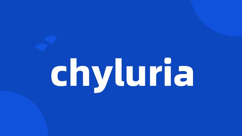 chyluria