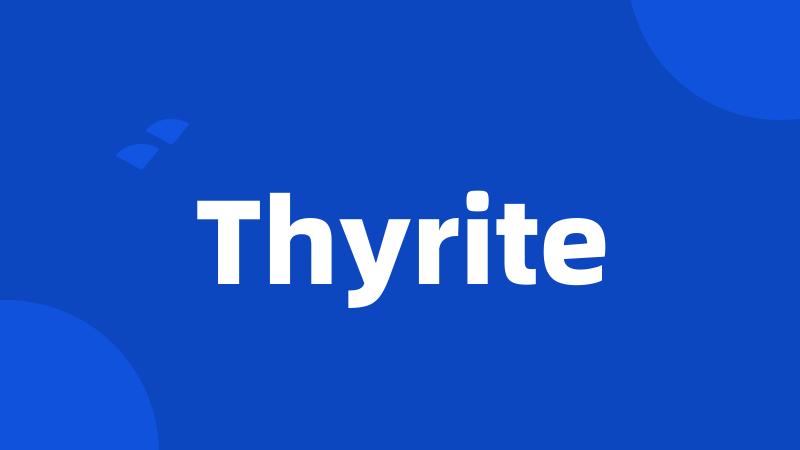 Thyrite