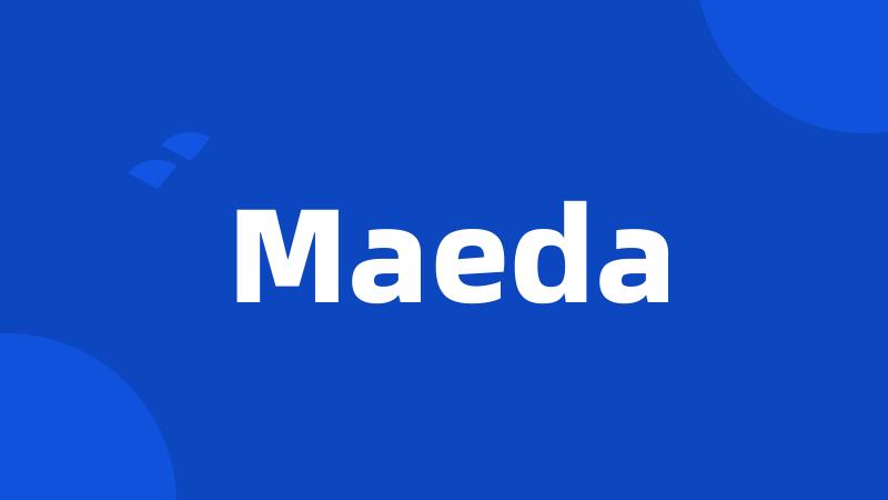 Maeda