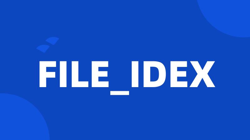 FILE_IDEX