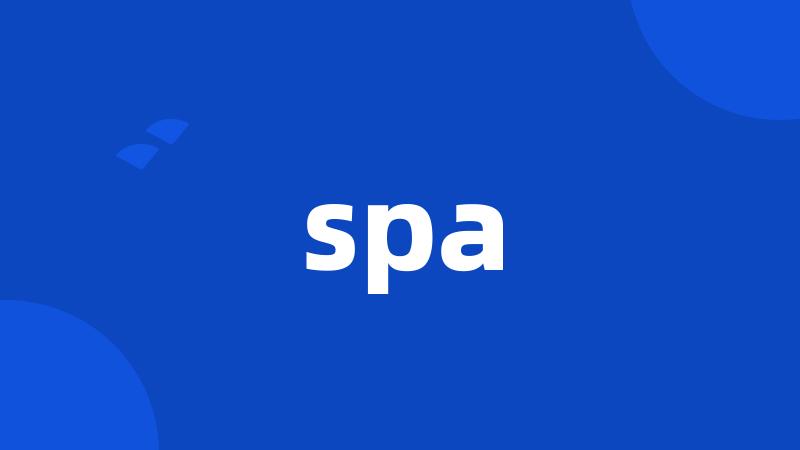 spa