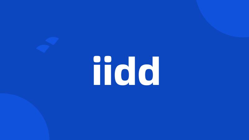 iidd