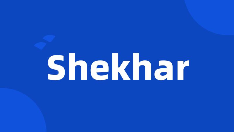 Shekhar