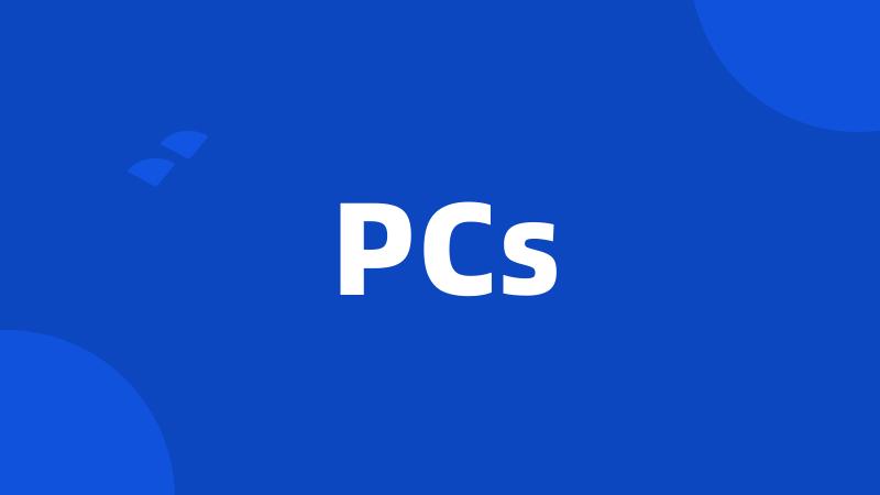 PCs