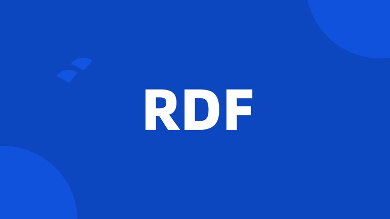 RDF