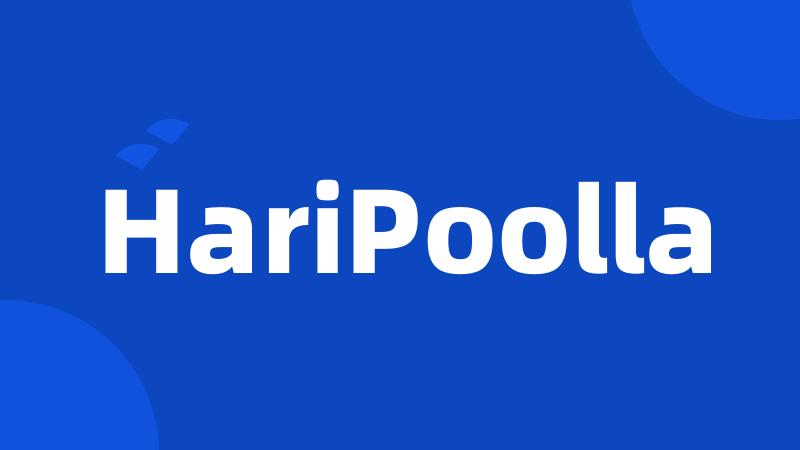 HariPoolla