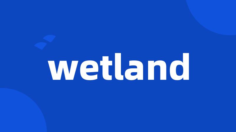 wetland