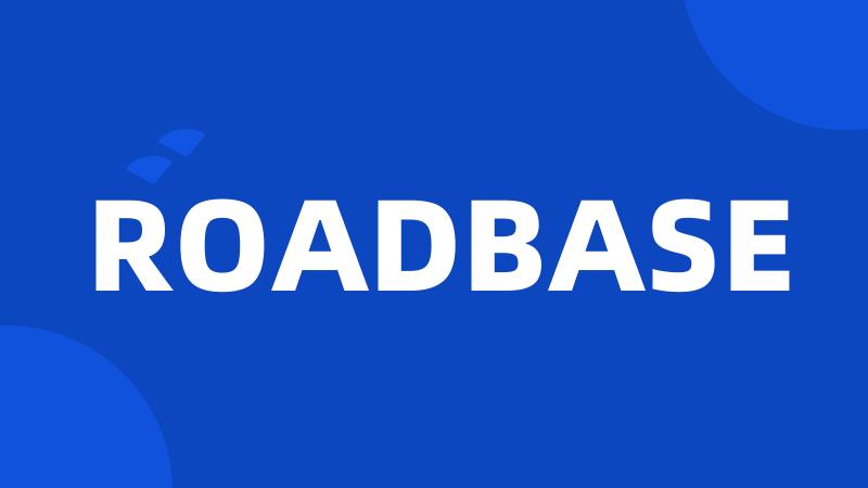 ROADBASE