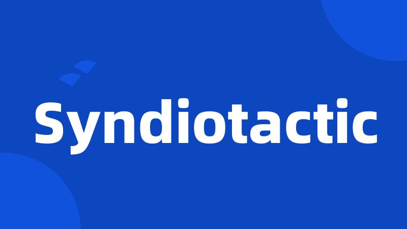 Syndiotactic