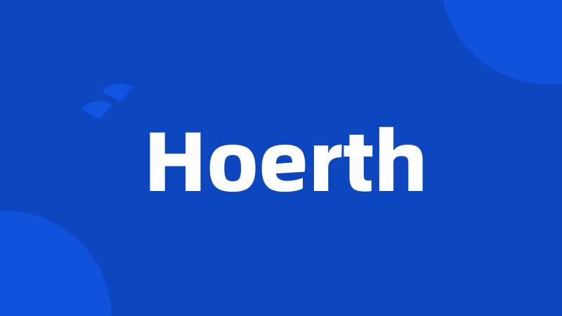 Hoerth