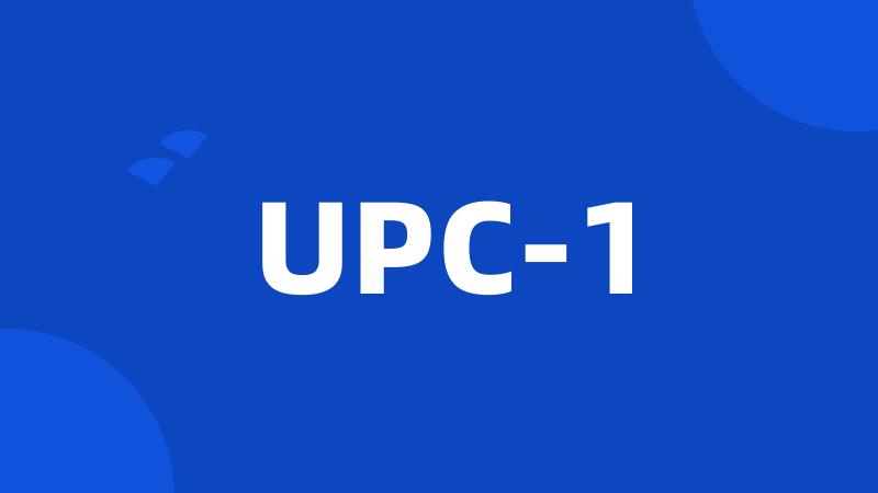 UPC-1