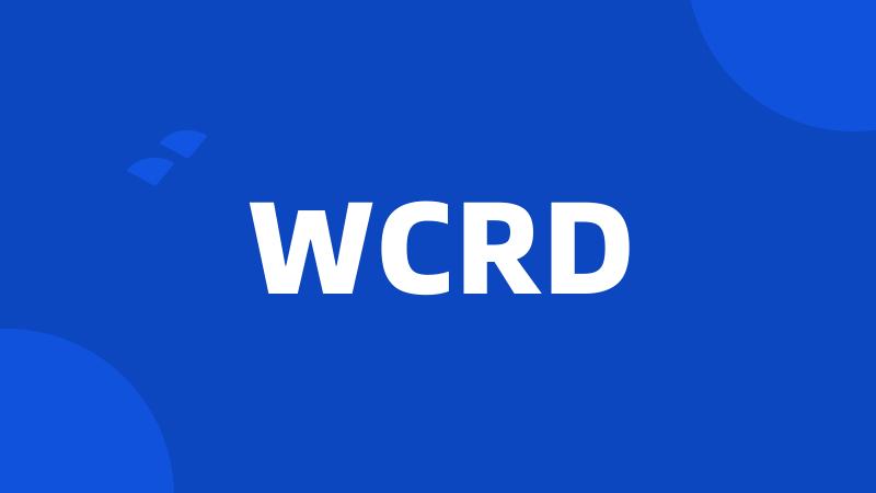 WCRD