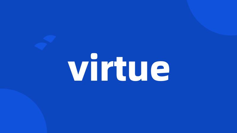 virtue