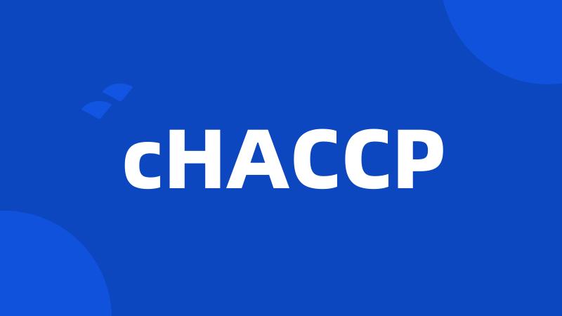 cHACCP