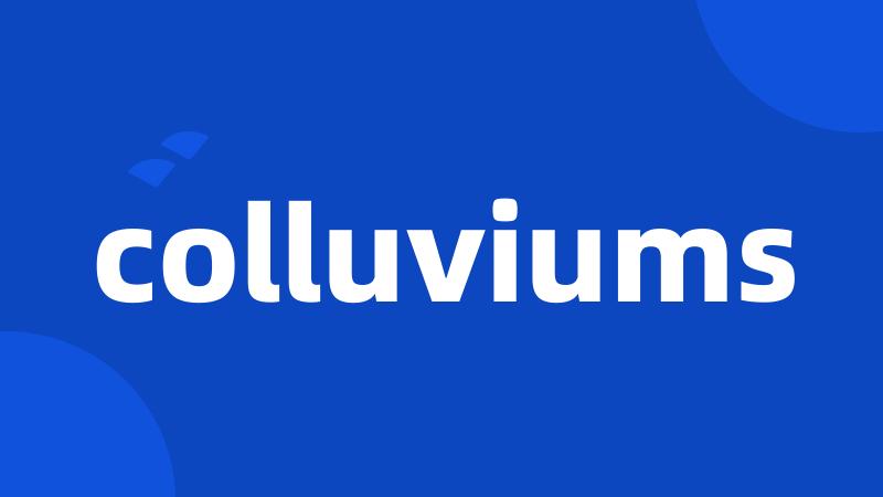 colluviums