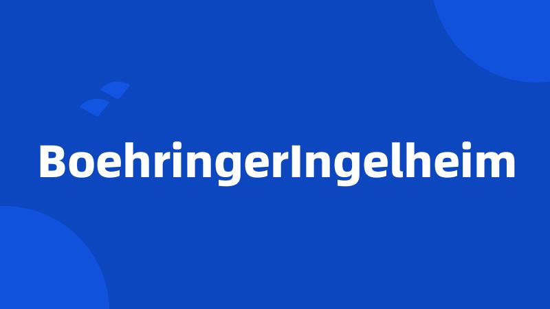 BoehringerIngelheim