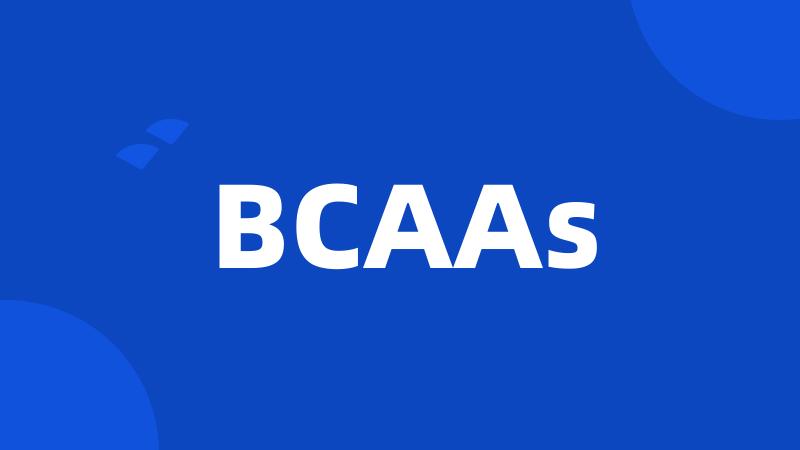 BCAAs