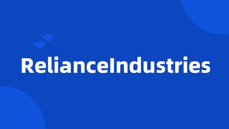 RelianceIndustries