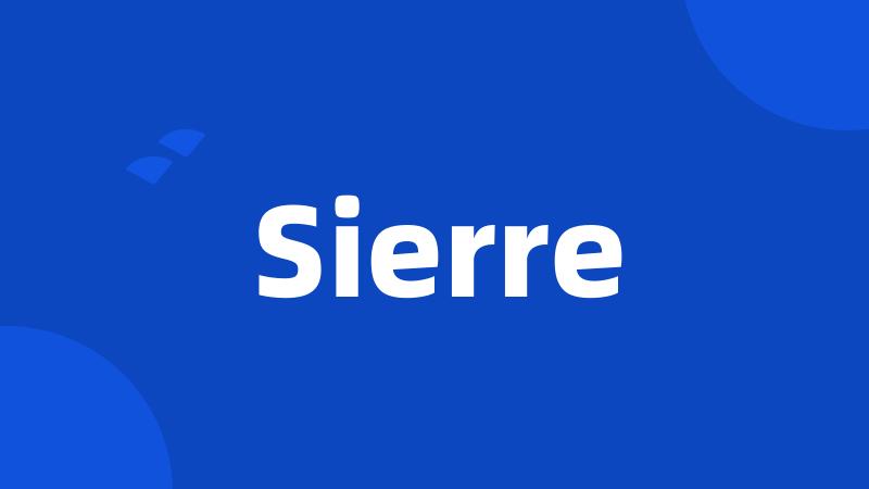 Sierre